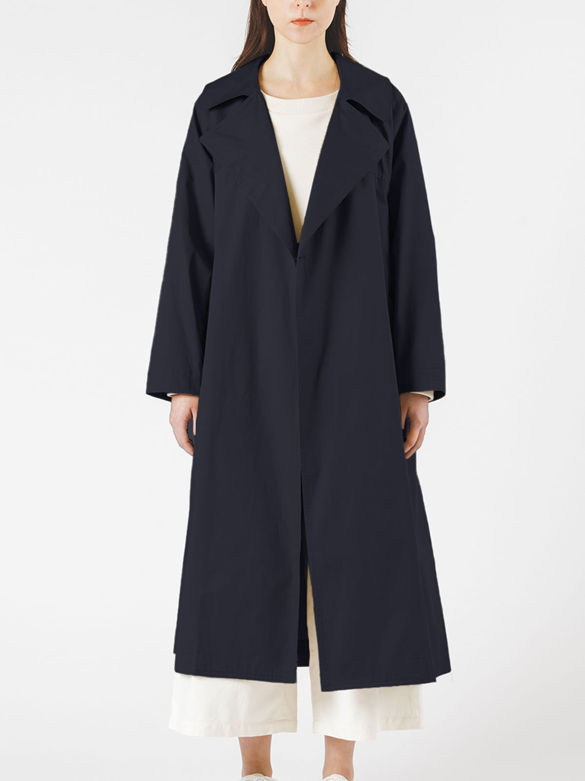 mizuiro ind「mizuiro ind ドルマンスリーブトレンチコート」|トレンチコート|