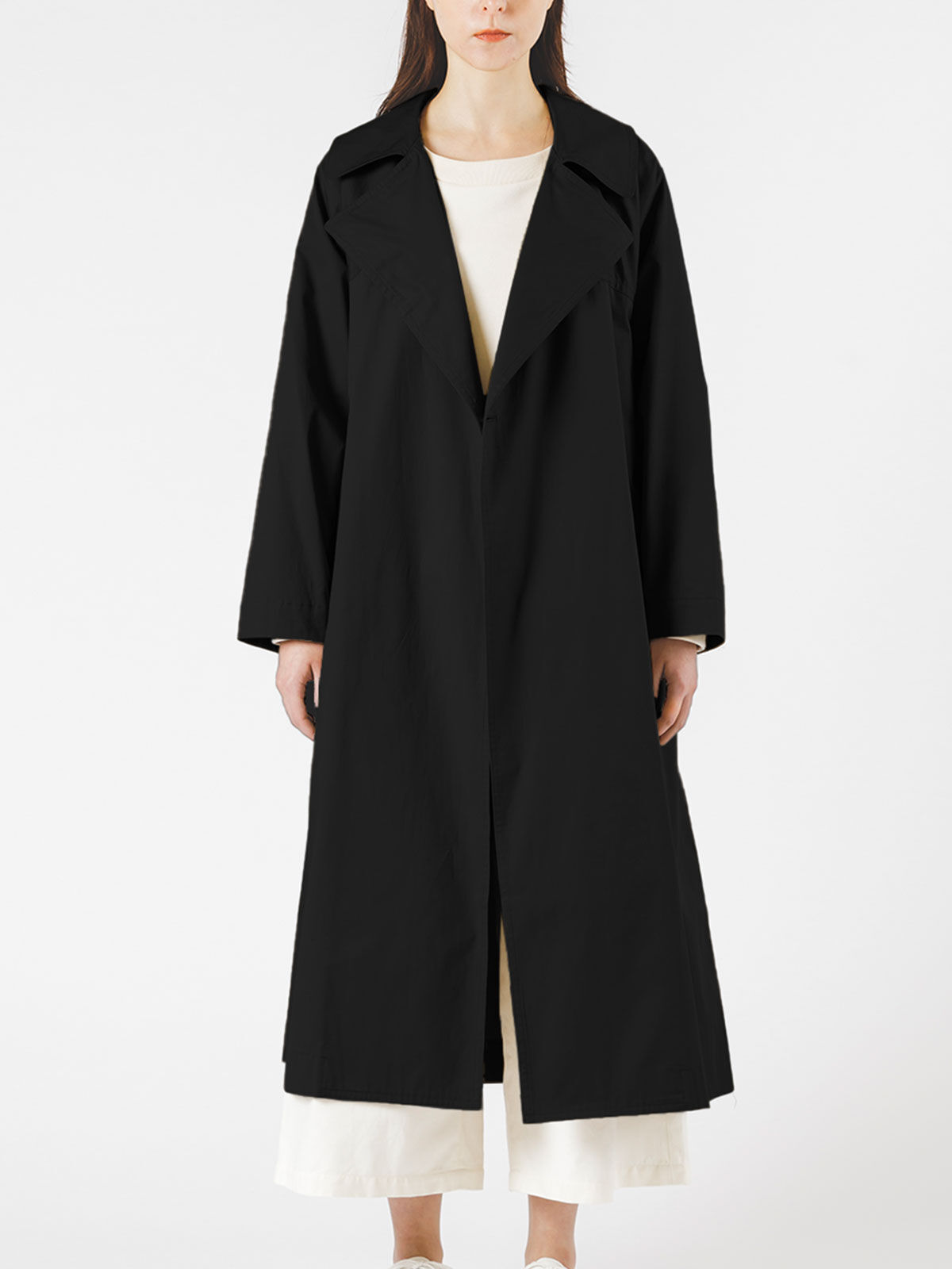 mizuiro ind「mizuiro ind ドルマンスリーブトレンチコート」|トレンチコート|