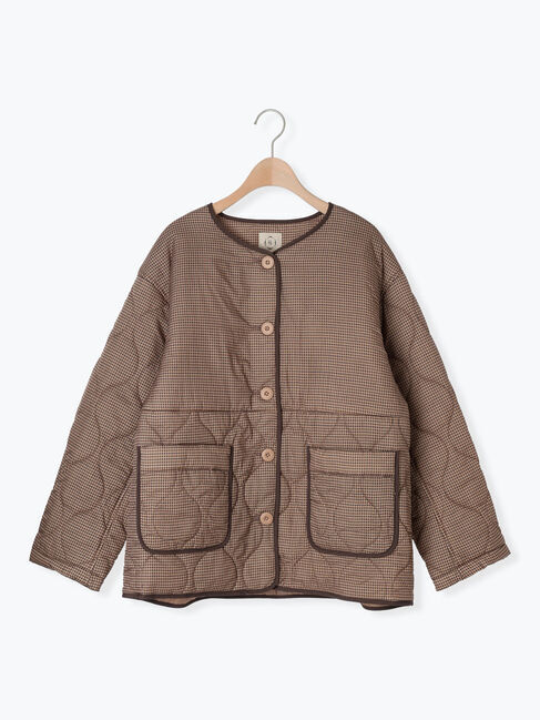 Samansa Mos2「ライトキルティング切替ブルゾン」|ブルゾン・スタジャン|