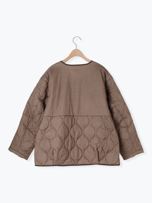 Samansa Mos2「ライトキルティング切替ブルゾン」|ブルゾン・スタジャン|