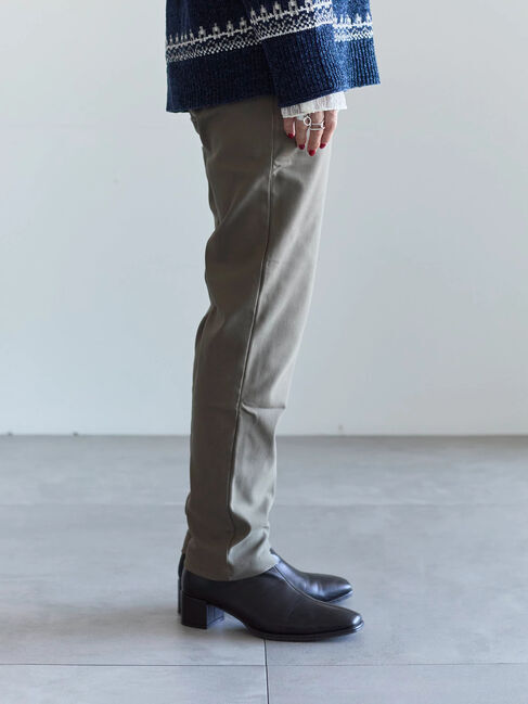 Samansa Mos2 blue「裏起毛ストレッチパンツ」|その他|