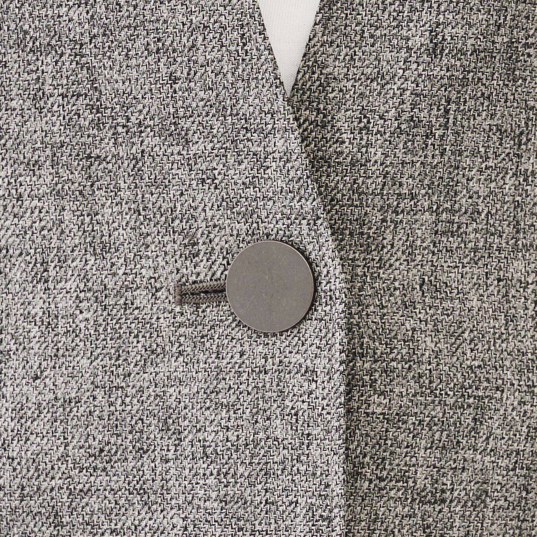 UNTITLED「【ツイードライク/セットアップ可】 メランジカラーレスジャケット」|ノーカラージャケット|