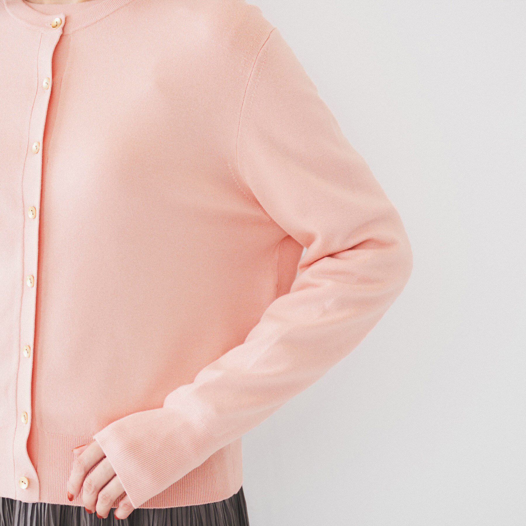 UNTITLED「【アンサンブル可能/6色展開】スパンレーヨン カーディガンニット」|カーディガン|