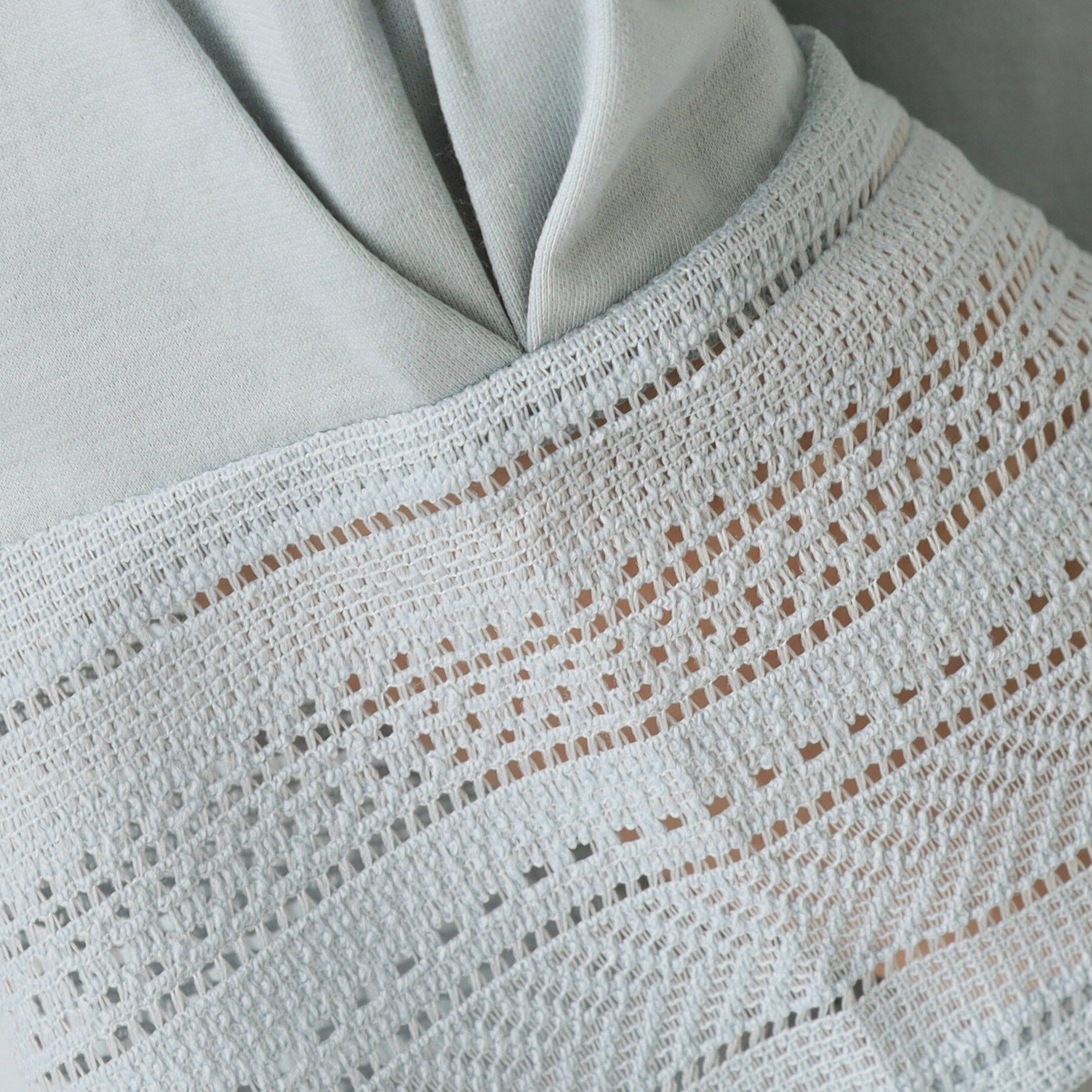 COUP DE CHANCE「【洗える／日本製／きれいめジャージ素材】レース使いプルオーバー」|シャツ・ブラウス|