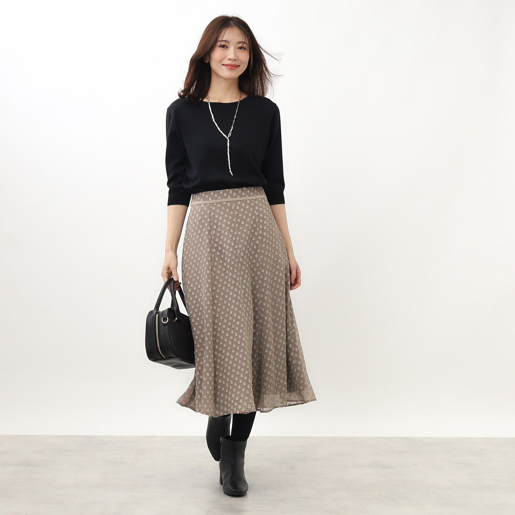 Reflect「【SALE／セットアップ可】ソフトタッチクルーネックニット」|ニット・セーター|