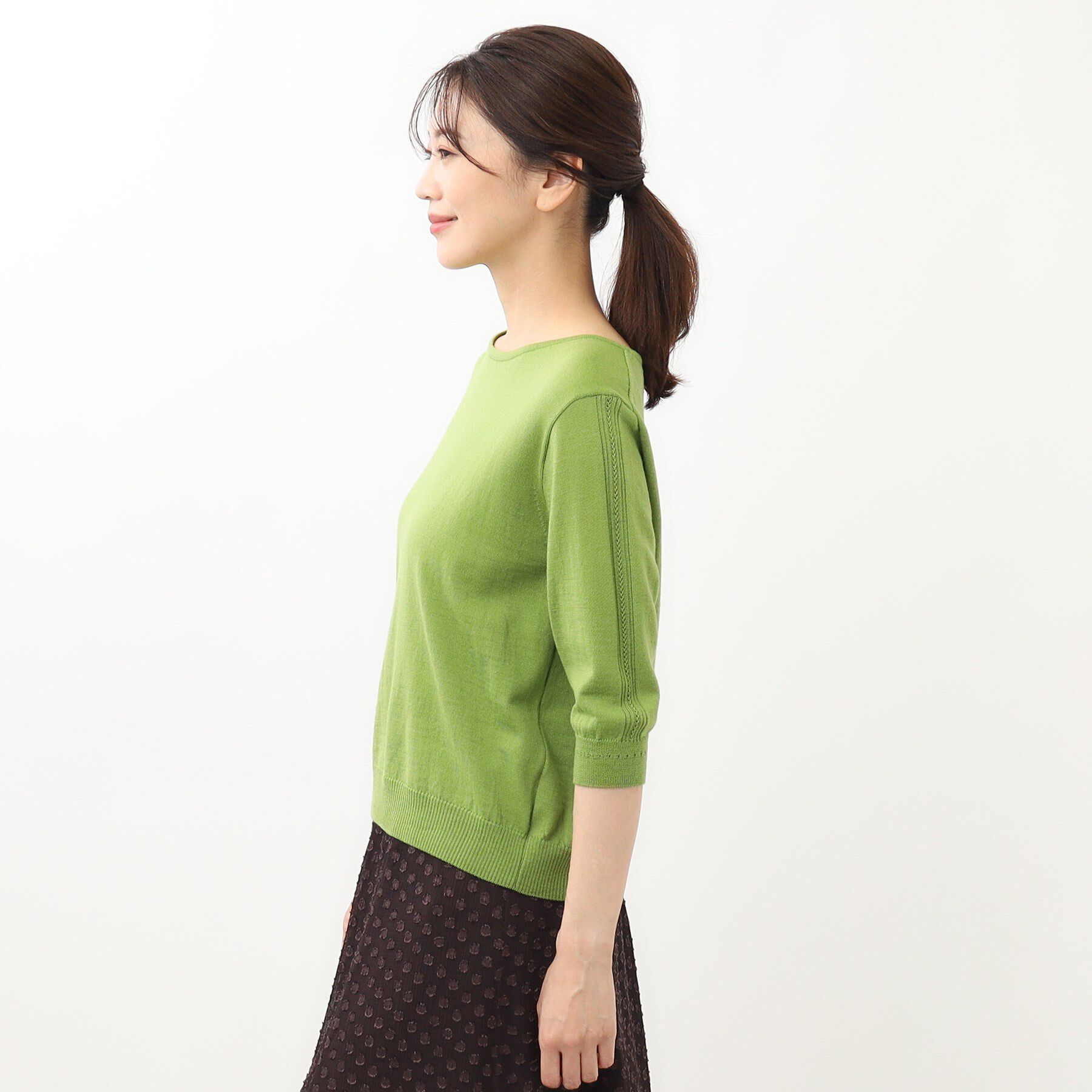 Reflect「【SALE／セットアップ可】ソフトタッチクルーネックニット」|ニット・セーター|