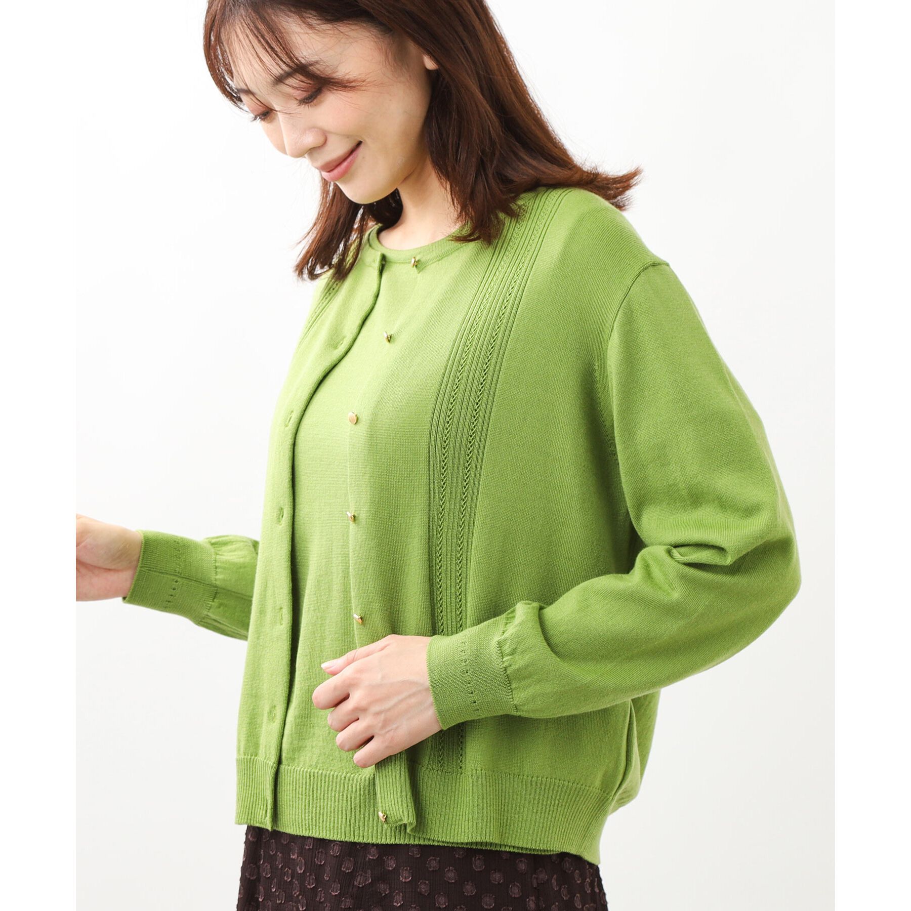 Reflect「【SALE／セットアップ可】ソフトタッチクルーネックニット」|ニット・セーター|