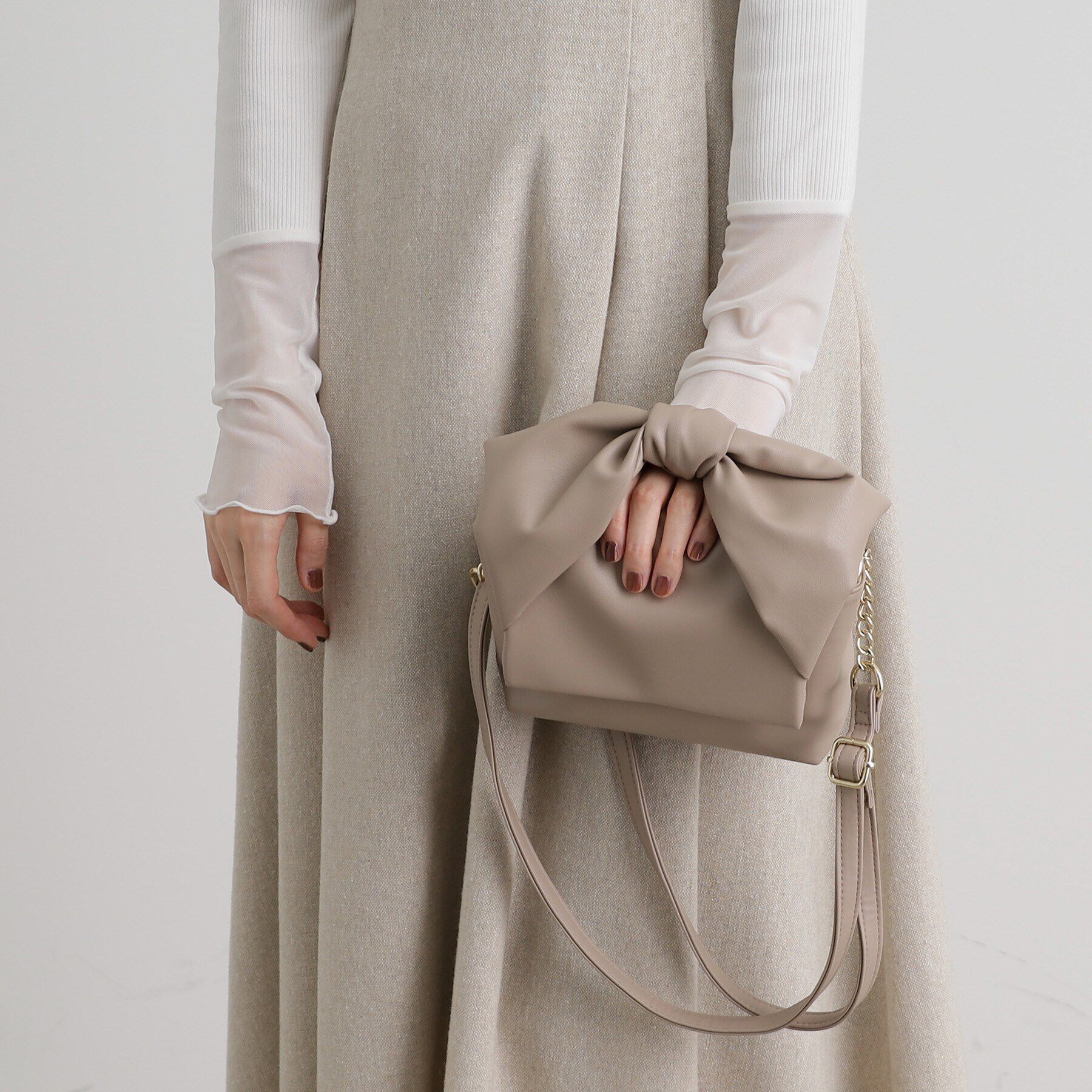 grove「【雑誌掲載】リボンハンドルショルダー」|ショルダー・メッセンジャー|