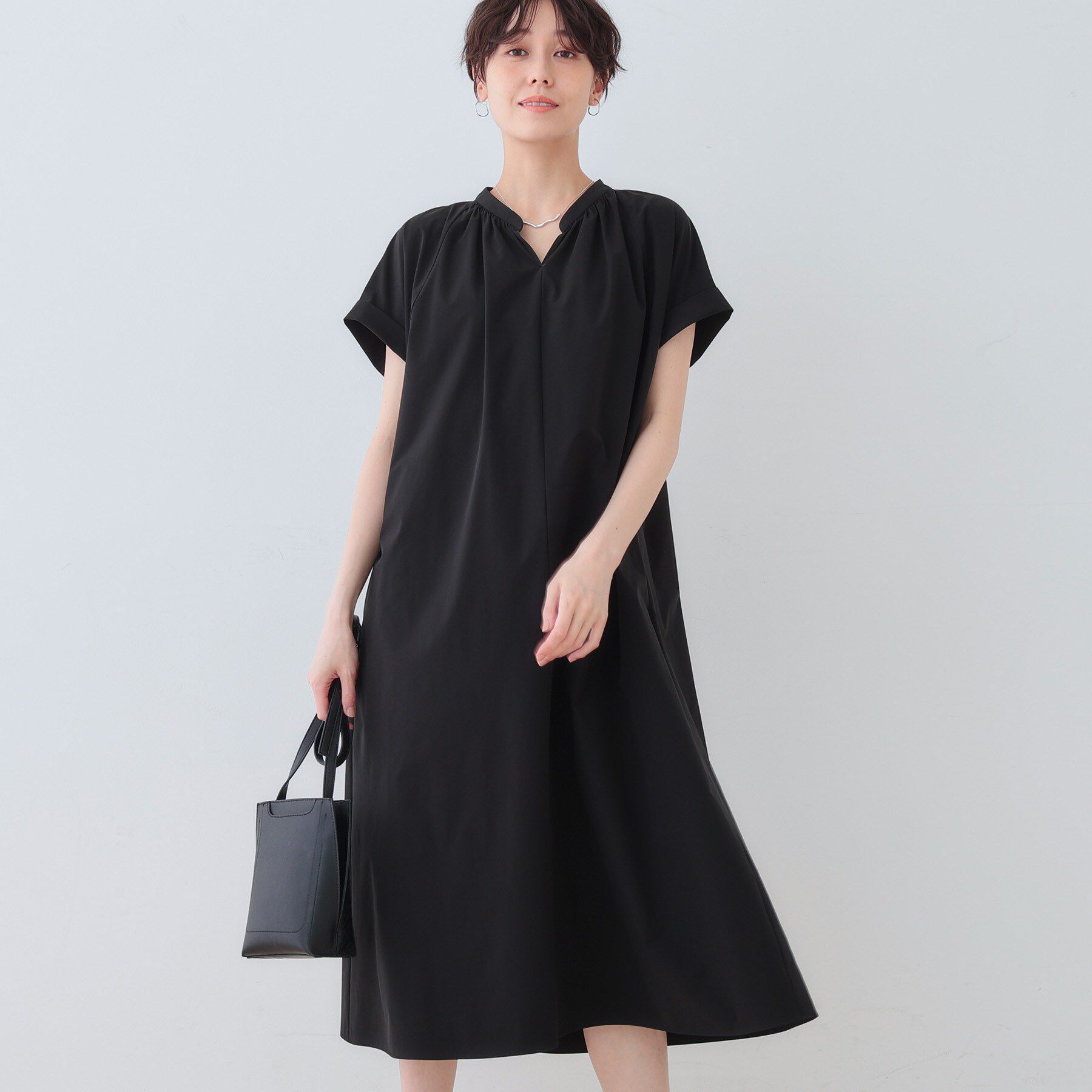 INDIVI「【通気性◎撥水／UV／接触冷感】アクティブワンピース」|ワンピース|