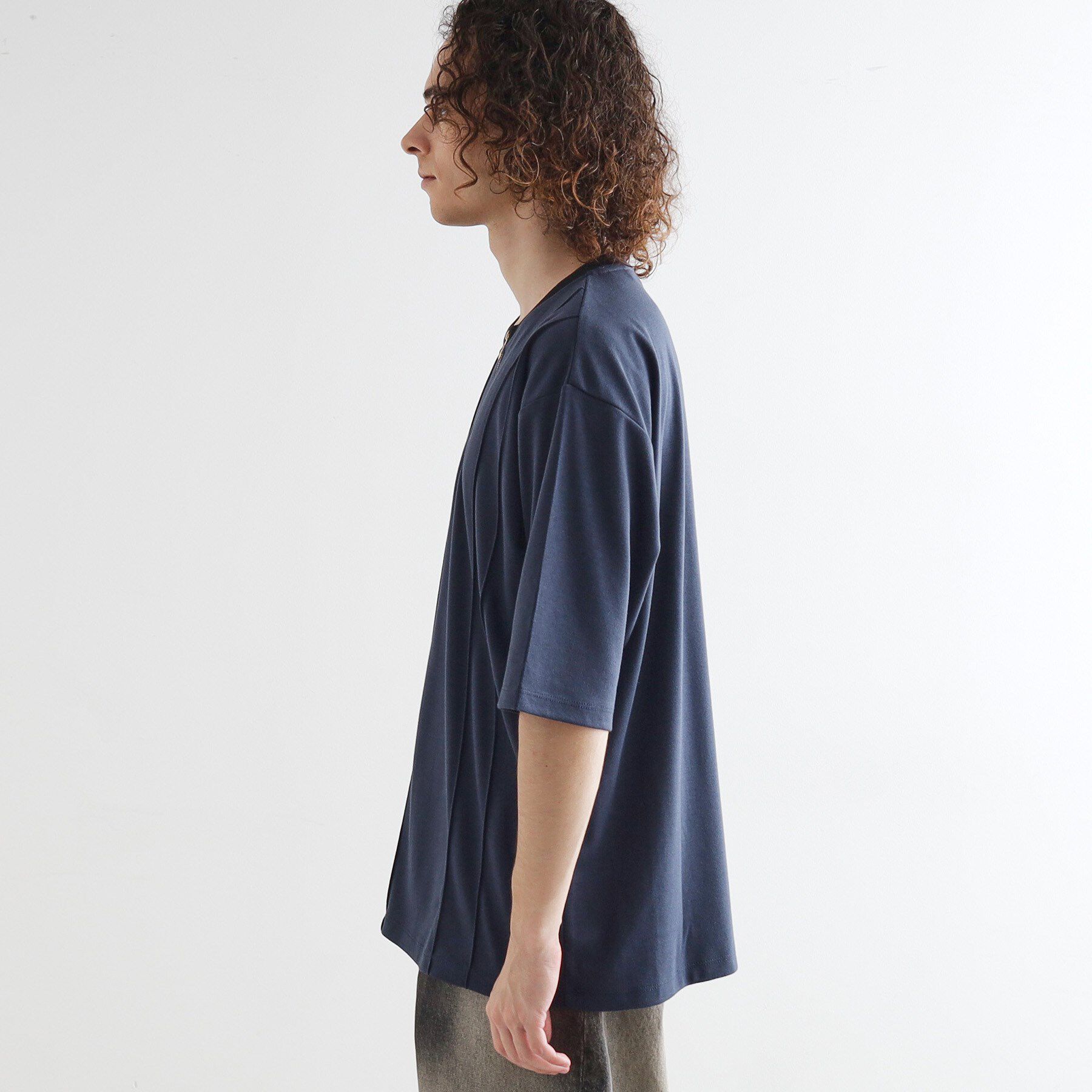 tk.TAKEO KIKUCHI「ストライプタックTシャツ」|Tシャツ・カットソー|