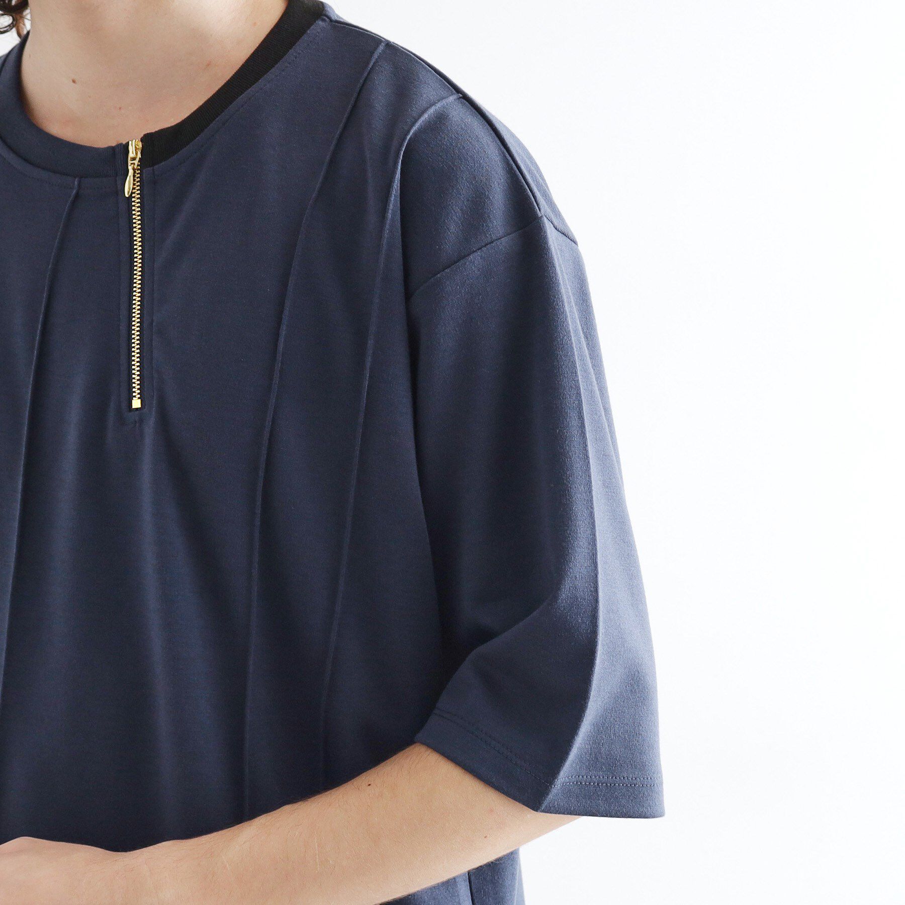 tk.TAKEO KIKUCHI「ストライプタックTシャツ」|Tシャツ・カットソー|