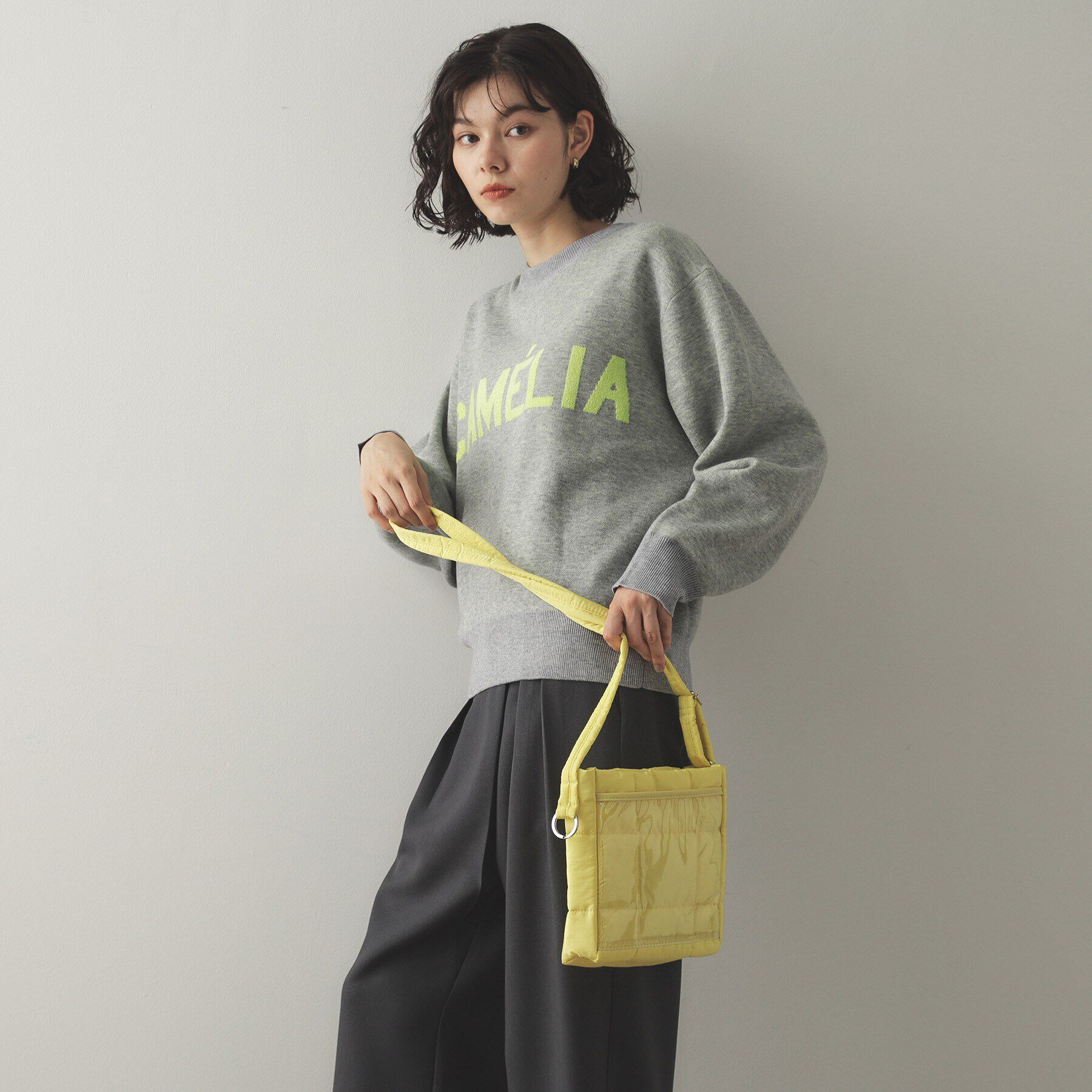 OPAQUE.CLIP「【10色展開／軽量／長さ調整可能】マチ付きクリアポケットミニショルダーバッグ」|ショルダー・メッセンジャー|