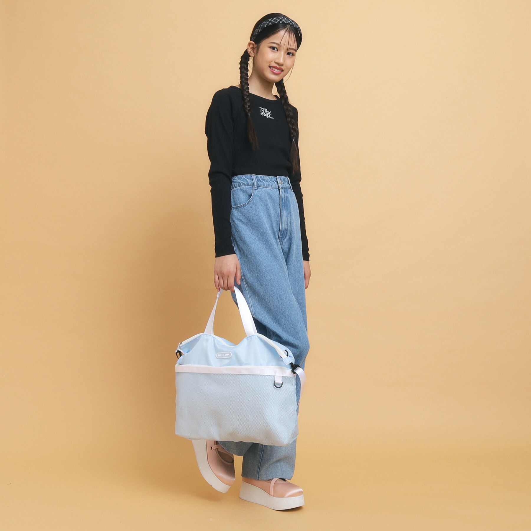 PINK-latte「【スクールグッズ／習い事】2WAYレッスントート」|トートバッグ|