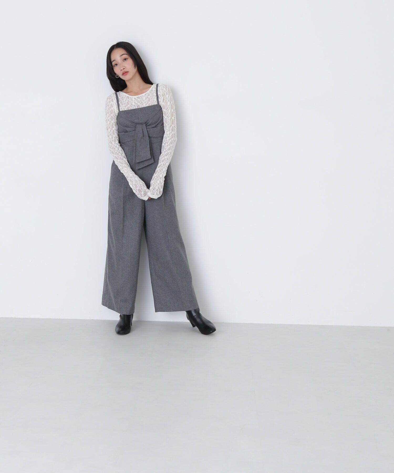  「ビッグリボンオールインワン」|ワンピース|