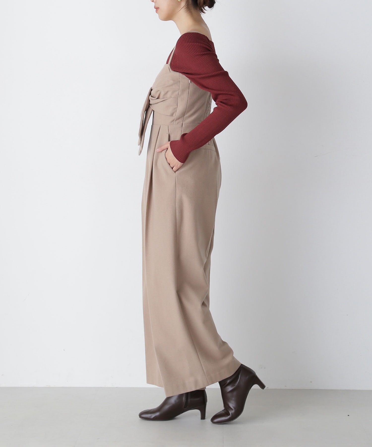  「ビッグリボンオールインワン」|ワンピース|