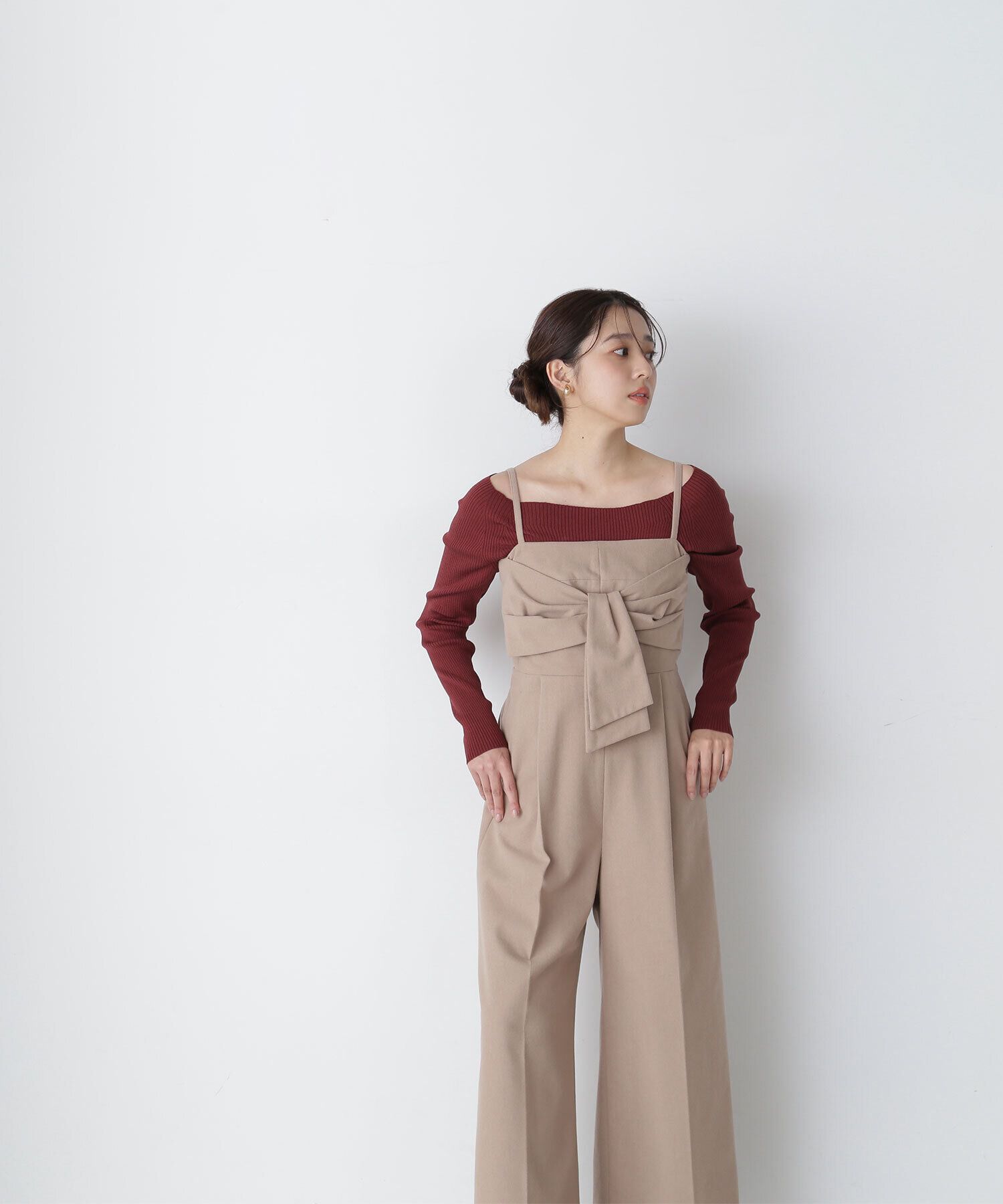  「ビッグリボンオールインワン」|ワンピース|