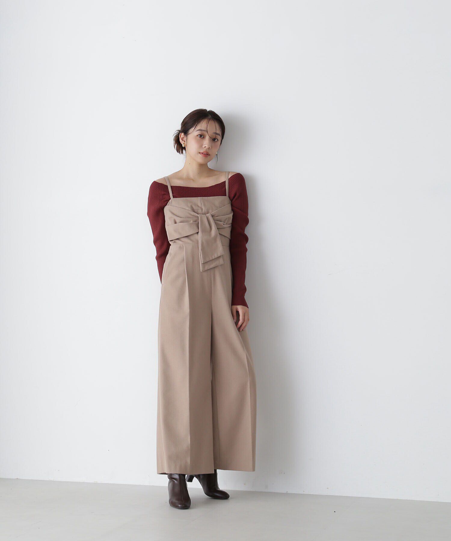  「ビッグリボンオールインワン」|ワンピース|