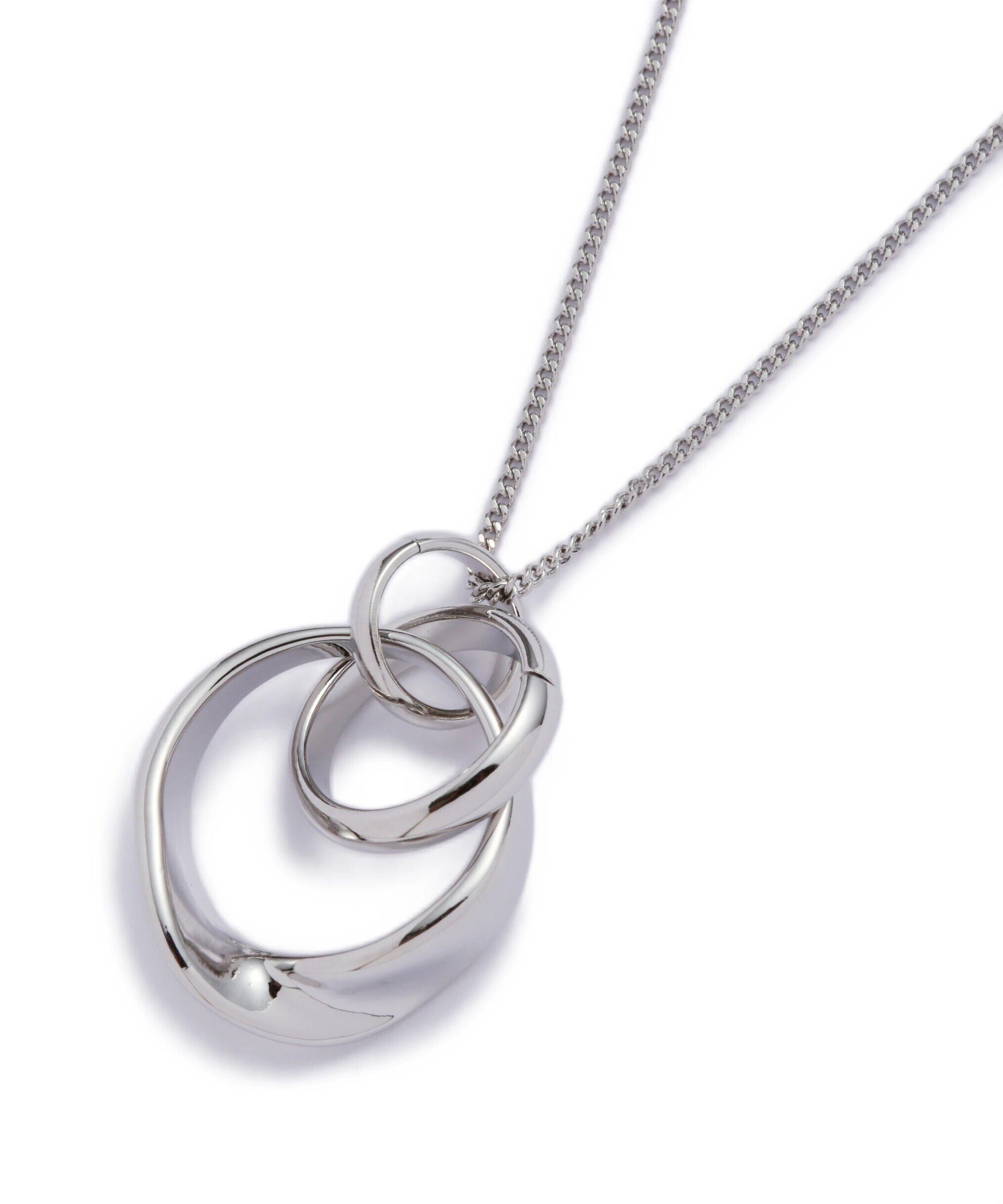  「ツイストリングネックレス」|ネックレス|