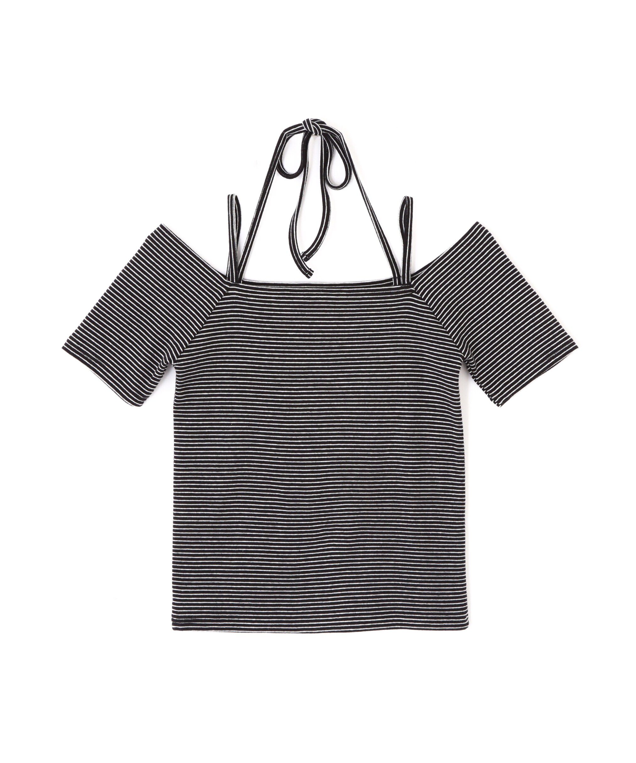  「オフショルホルターネックカットソー」|Tシャツ・カットソー|