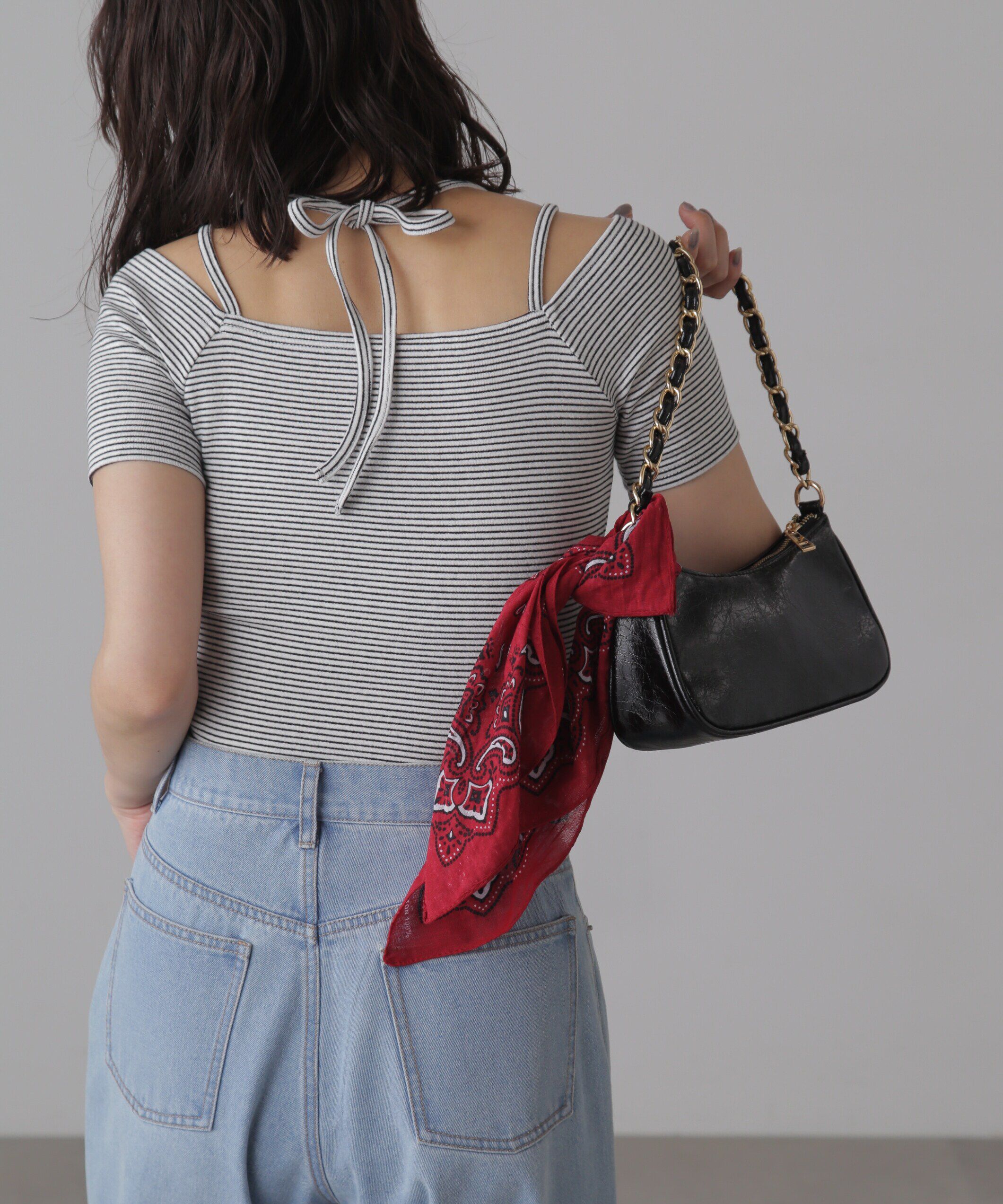  「オフショルホルターネックカットソー」|Tシャツ・カットソー|