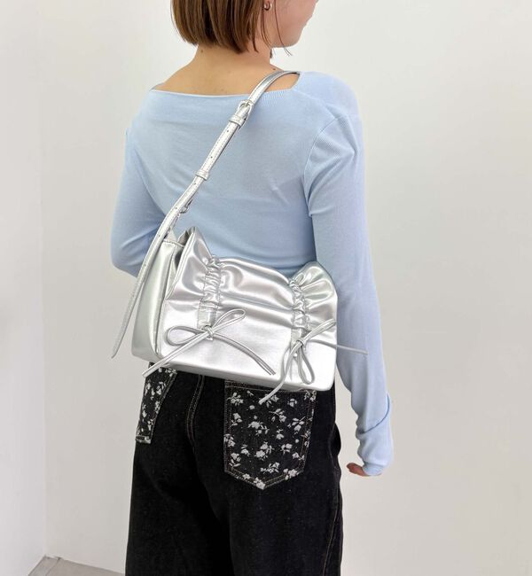 archives「Ｗギャザーフラップショルダーバッグ」|その他|SILVER