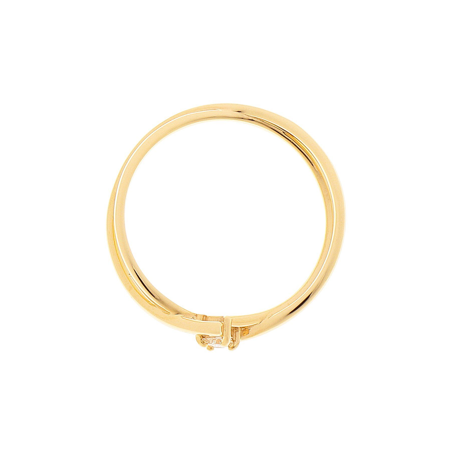 COCOSHNIK「K10ダイヤモンド 4本爪ひし形クロス リング」|リング|