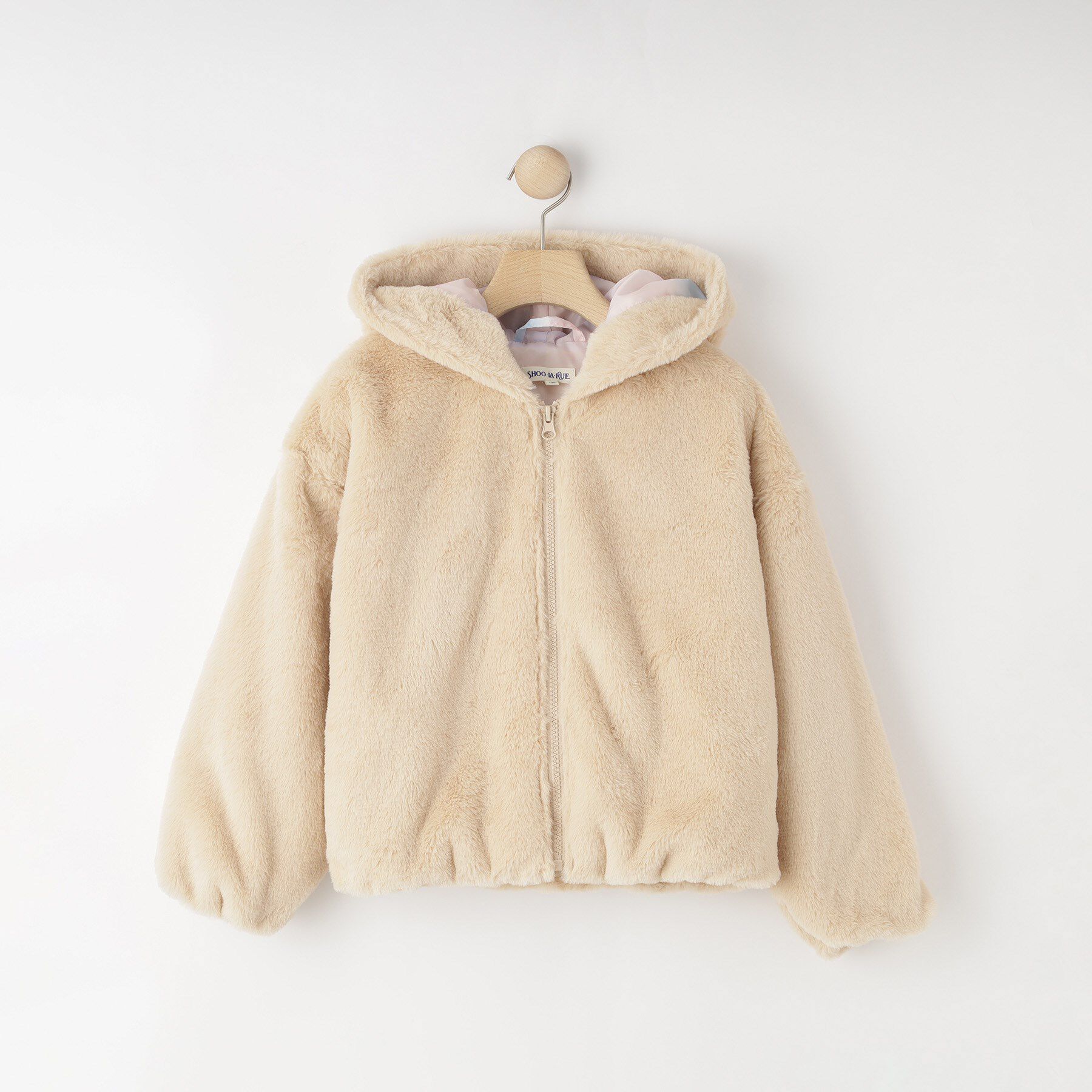 SHOO･LA･RUE「【130-150cm/スクール】耳付きエコファーパーカ」|パーカー|