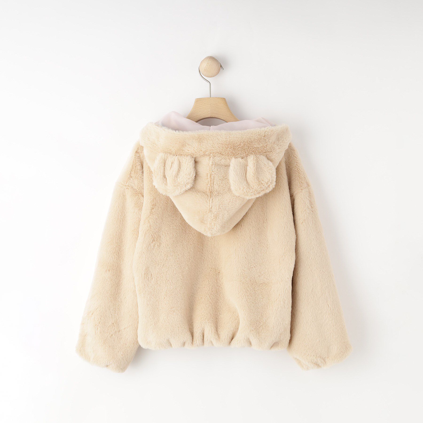 SHOO･LA･RUE「【130-150cm/スクール】耳付きエコファーパーカ」|パーカー|