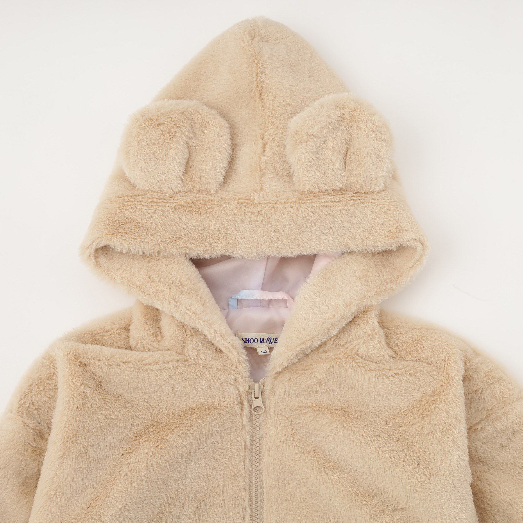 SHOO･LA･RUE「【130-150cm/スクール】耳付きエコファーパーカ」|パーカー|