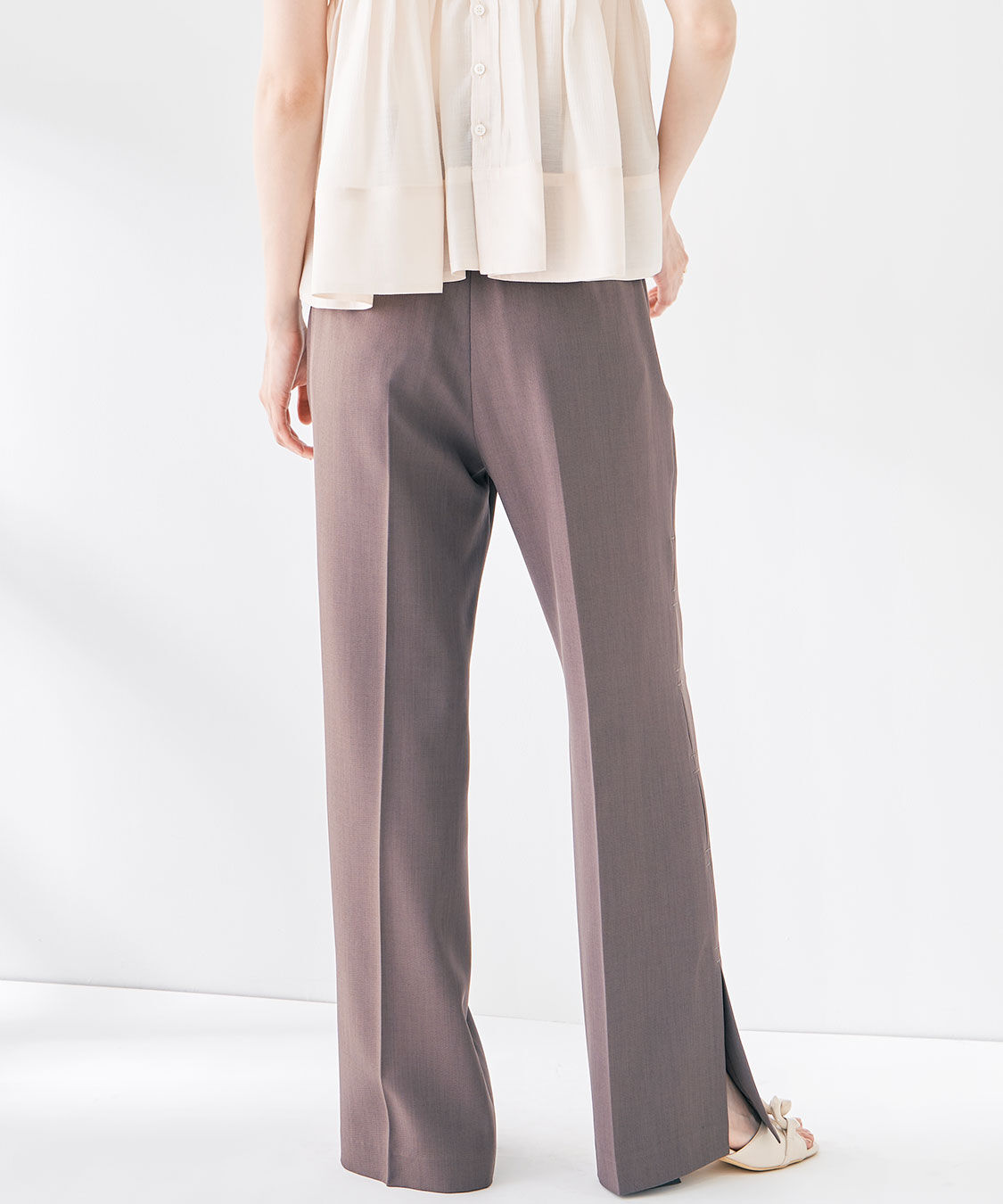 COCO DEAL「サイドホールデザインフレアパンツ」|スラックス|