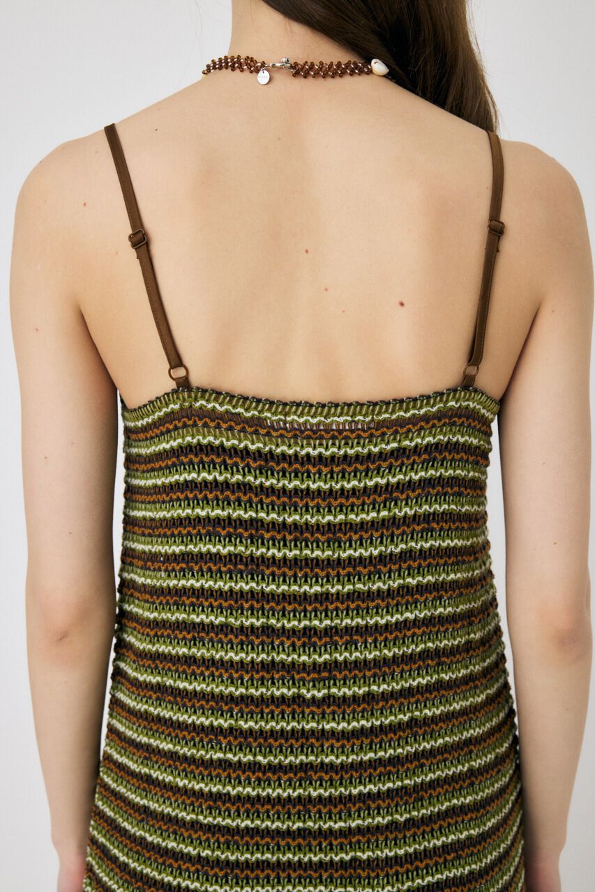 MOUSSY「MIX COLOR CROCHET ワンピース」|ワンピース|