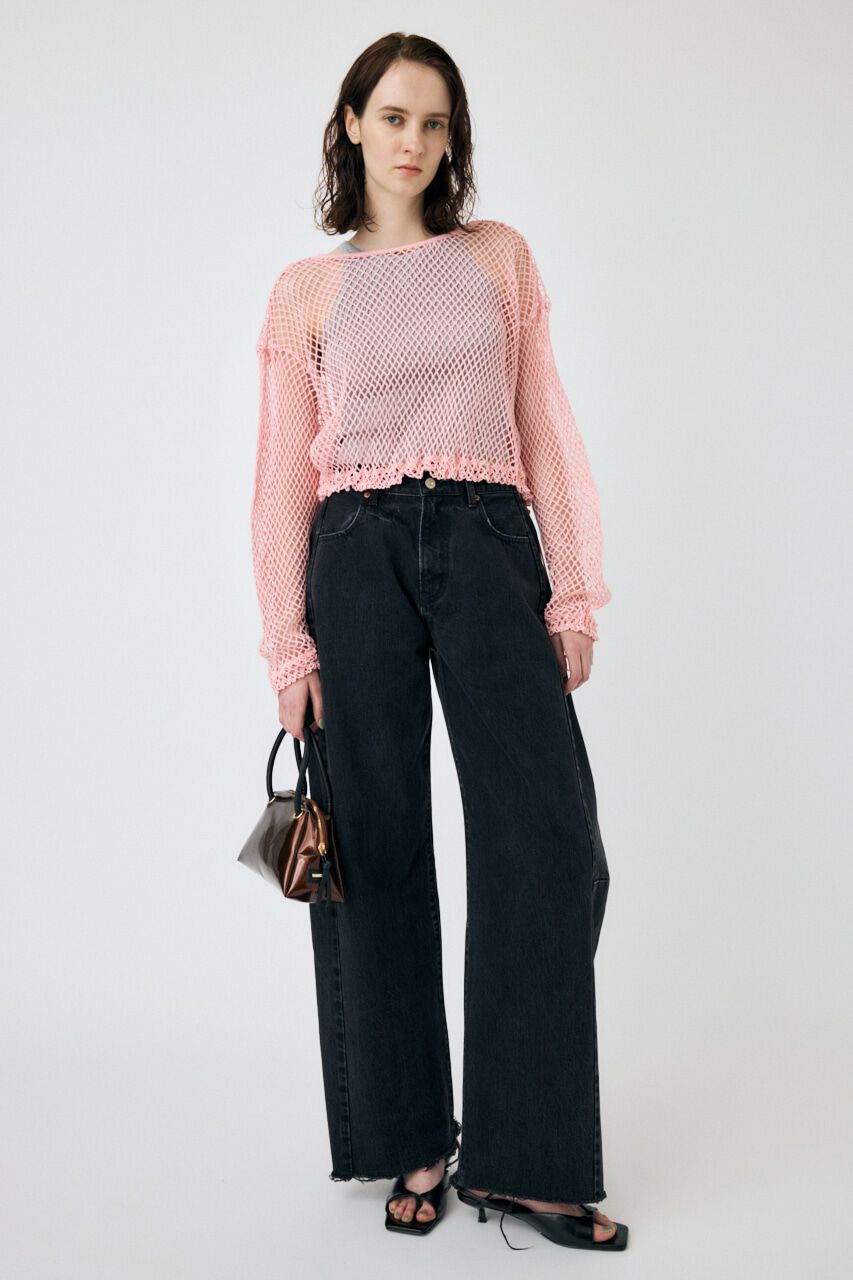 MOUSSY「MESH CUT トップス」|Tシャツ・カットソー|