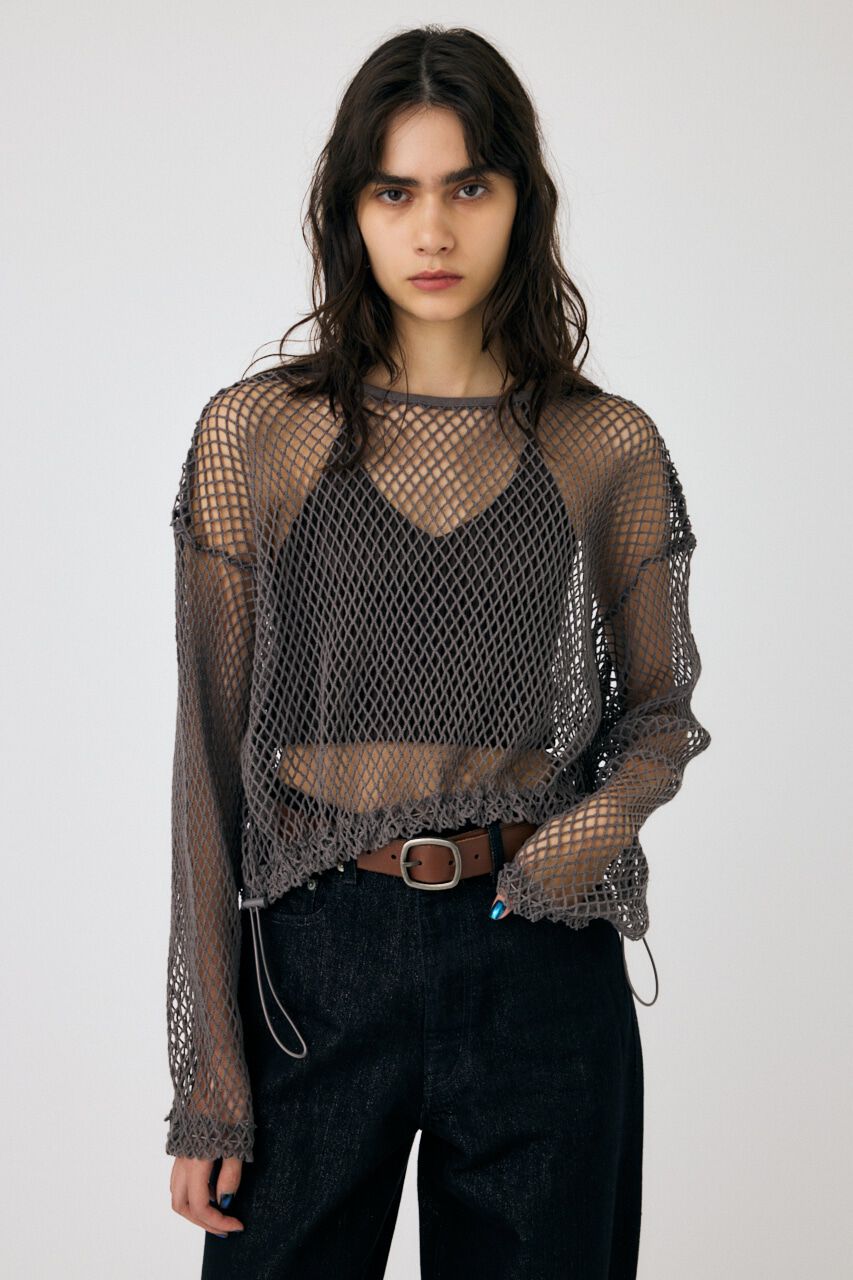 MOUSSY「MESH CUT トップス」|Tシャツ・カットソー|