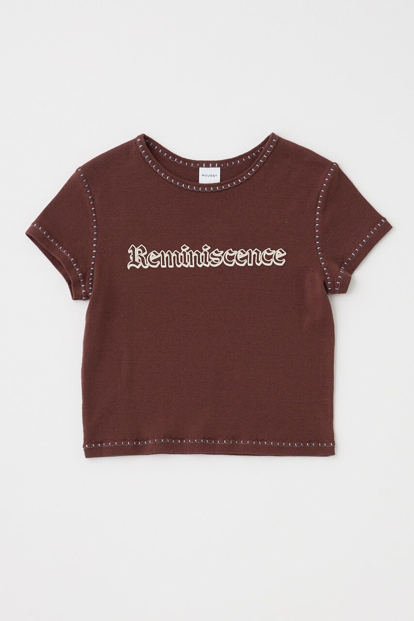 MOUSSY「CONTRAST ステッチ Tシャツ」|Tシャツ・カットソー|