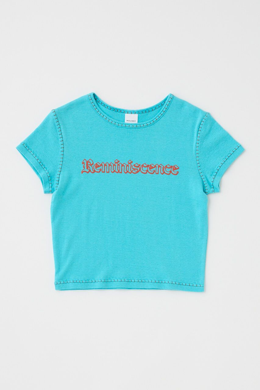 MOUSSY「CONTRAST ステッチ Tシャツ」|Tシャツ・カットソー|BLU