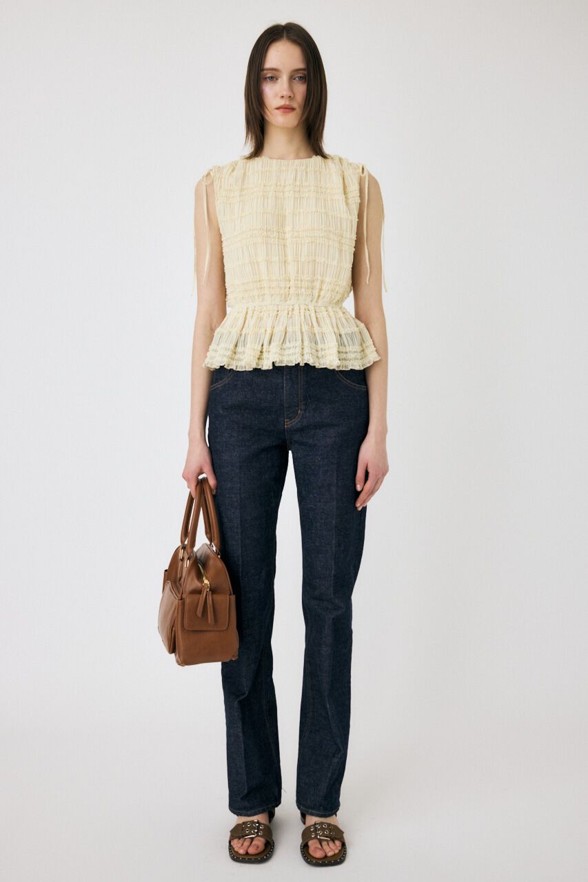 MOUSSY「FRILL CHIFFON ブラウス」|シャツ・ブラウス|