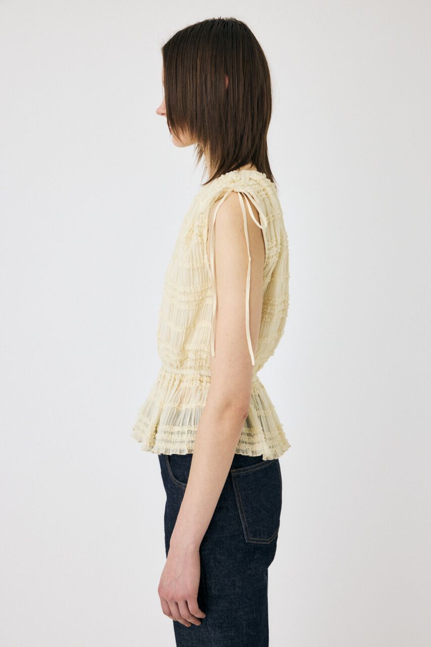 MOUSSY「FRILL CHIFFON ブラウス」|シャツ・ブラウス|