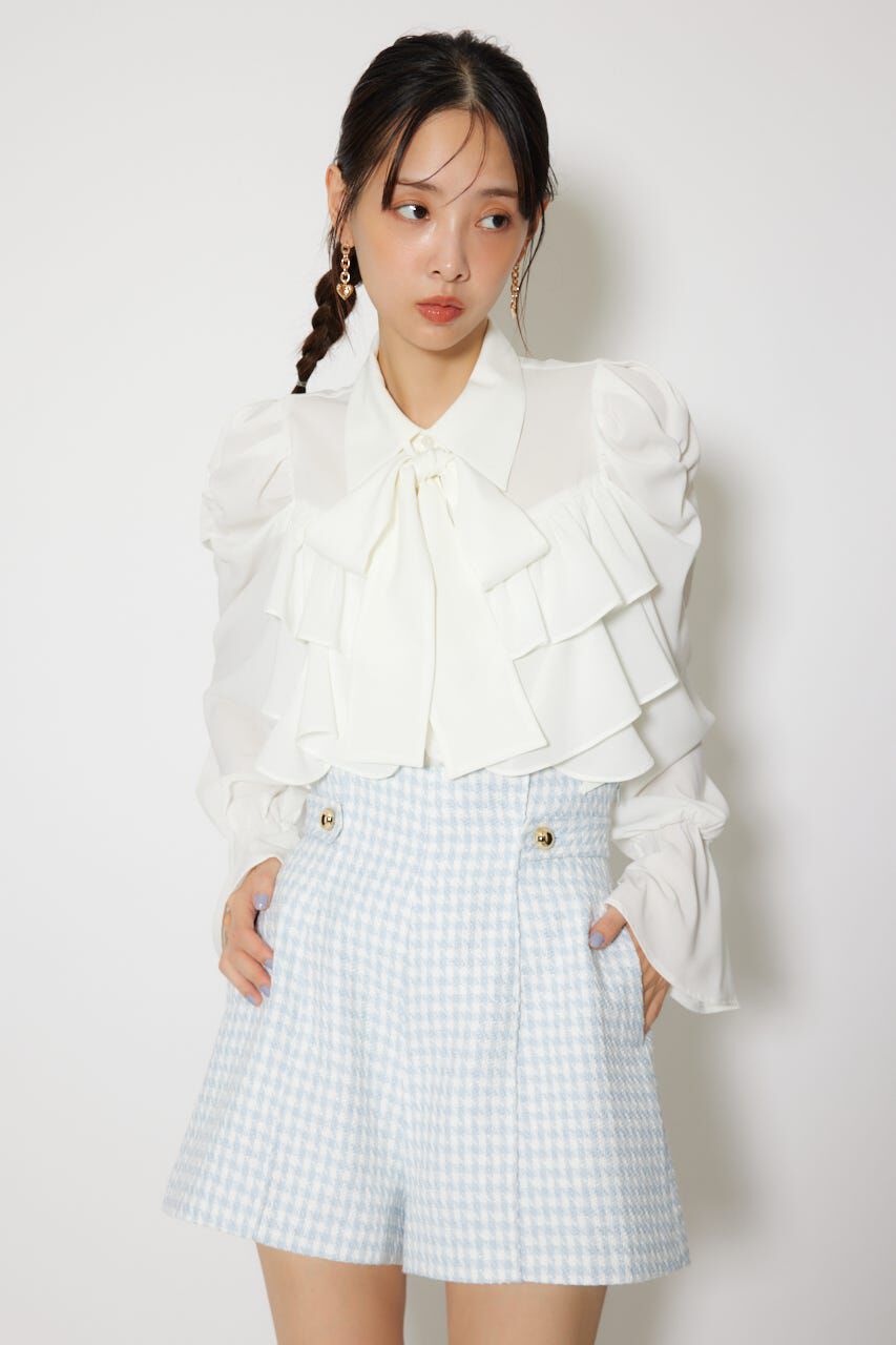 rienda「BIGリボンシフォンブラウス」|シャツ・ブラウス|