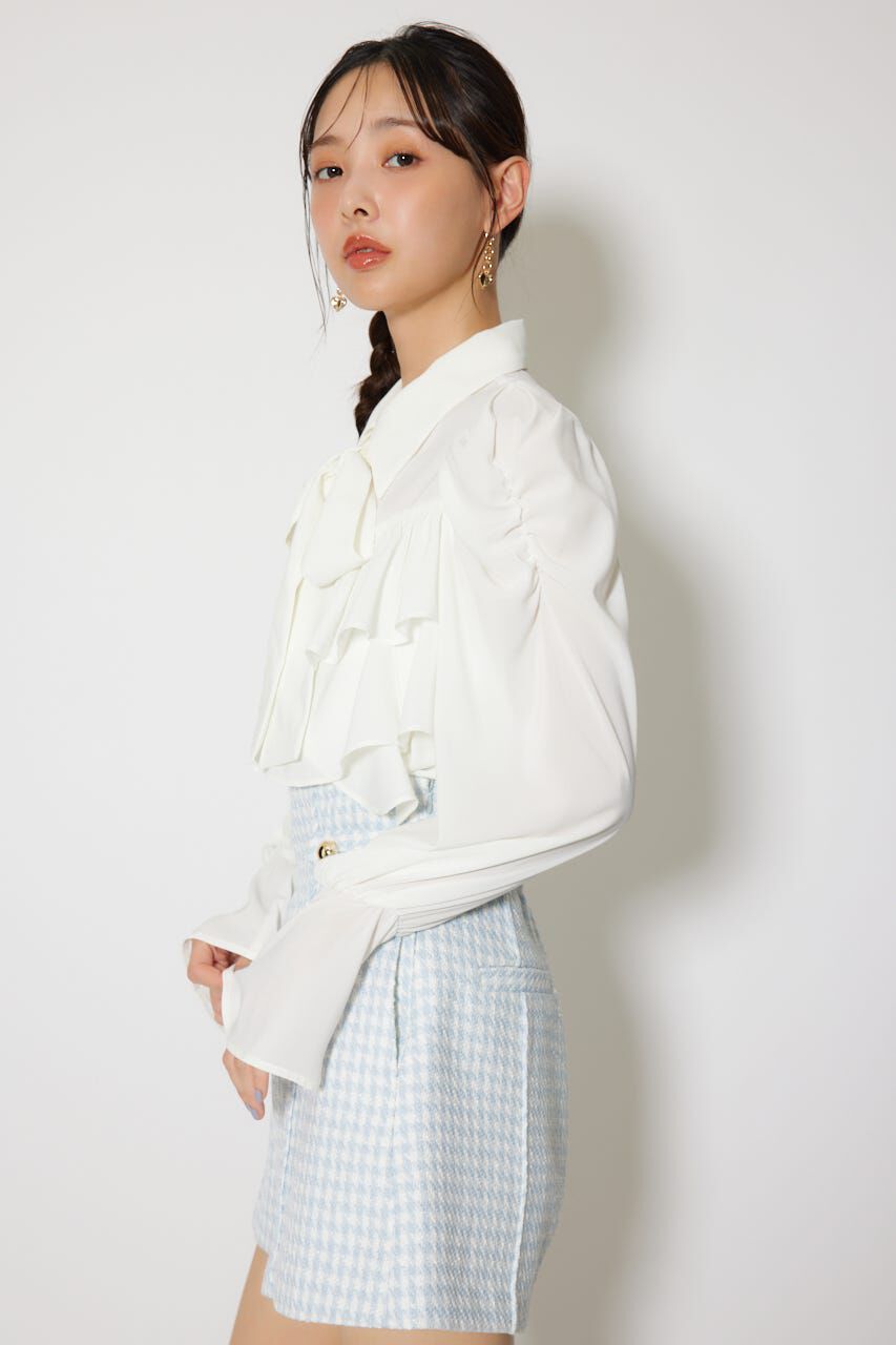 rienda「BIGリボンシフォンブラウス」|シャツ・ブラウス|