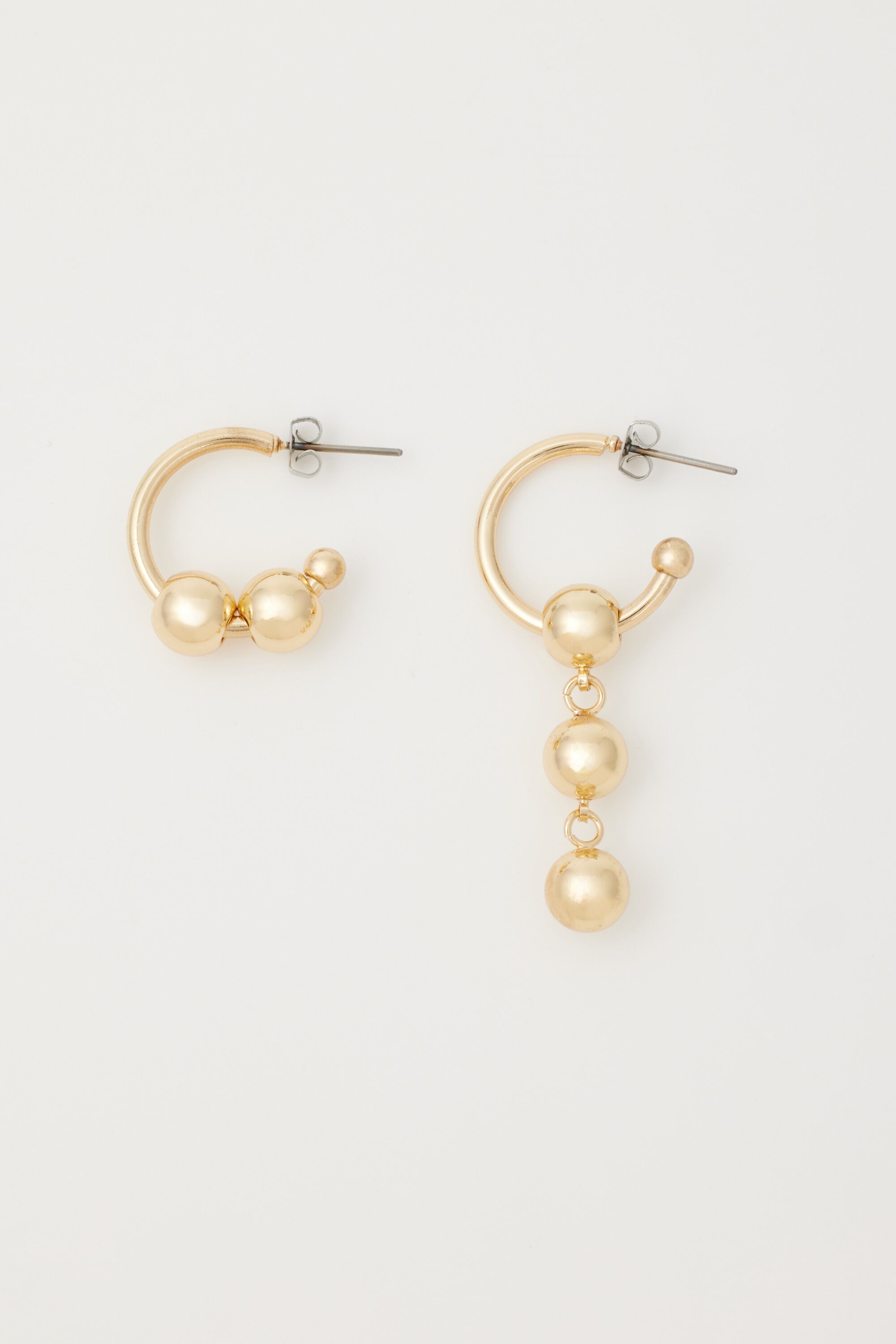 RODEO CROWNS「メタルボールアシメピアス」|ピアス|GLD