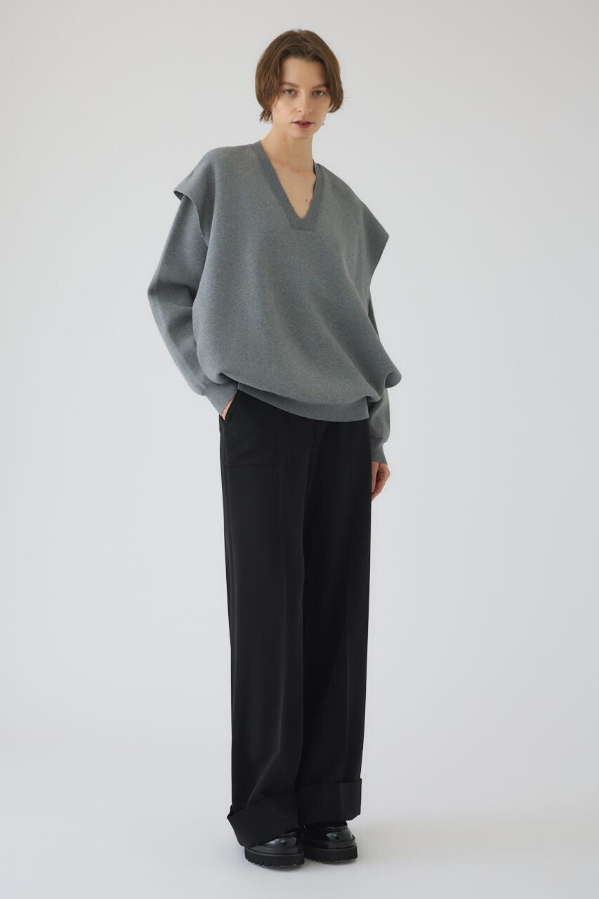 RIM.ARK 「Side open oversized knit PO」|ニット・セーター|GRY
