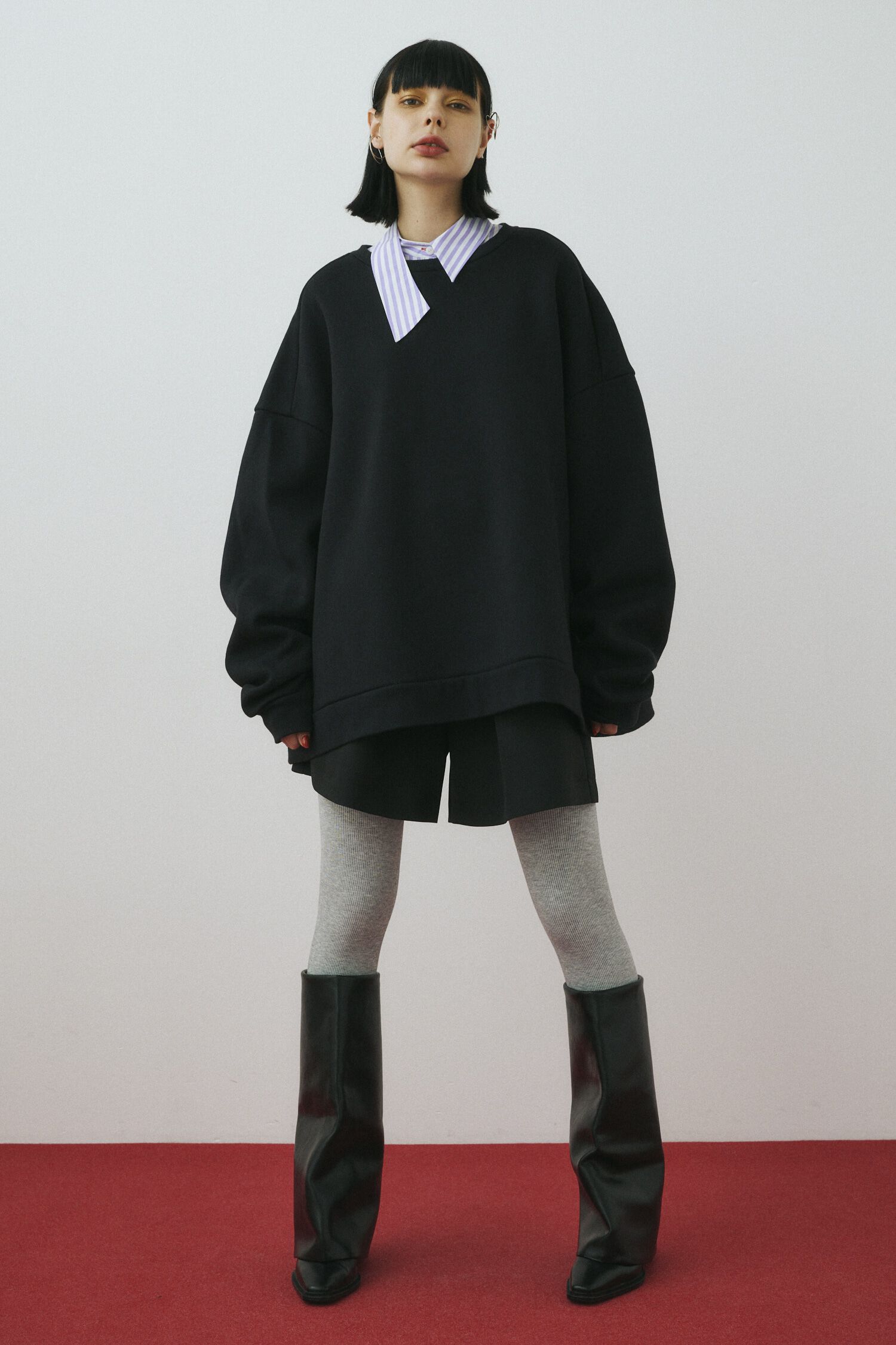 HeRIN.CYE「Over A-line tops」|シャツ・ブラウス|