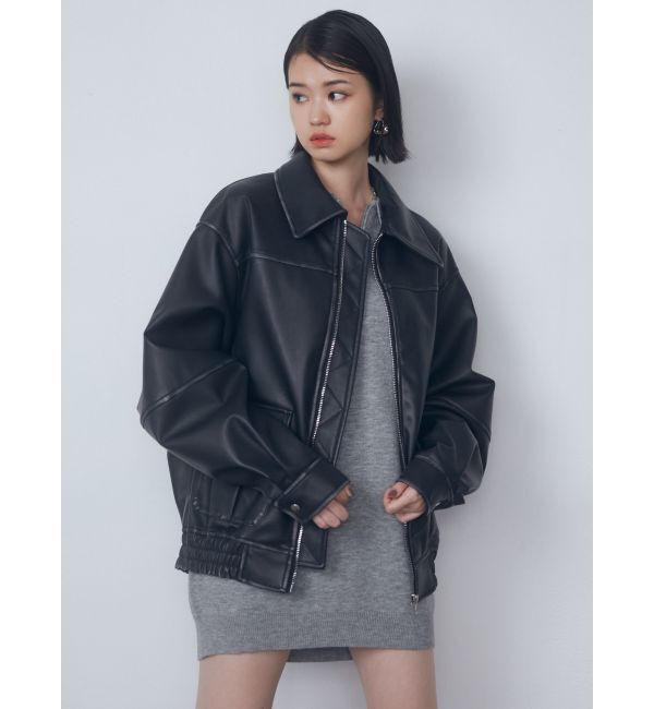 EMODA「ヴィンテージライクオーバーブルゾン」|ブルゾン・スタジャン|