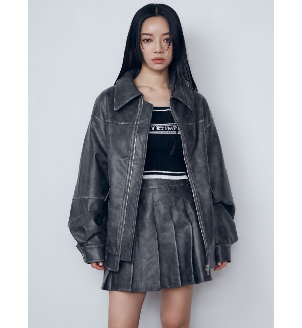 EMODA「ヴィンテージライクオーバーブルゾン」|ブルゾン・スタジャン|