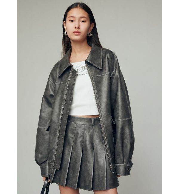 EMODA「ヴィンテージライクオーバーブルゾン」|ブルゾン・スタジャン|