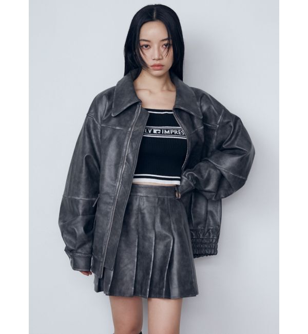 EMODA「ヴィンテージライクオーバーブルゾン」|ブルゾン・スタジャン|