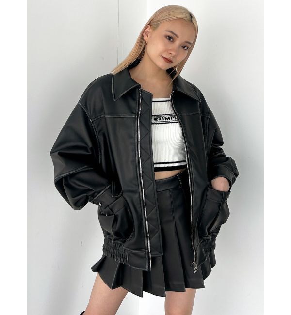 EMODA「ヴィンテージライクオーバーブルゾン」|ブルゾン・スタジャン|