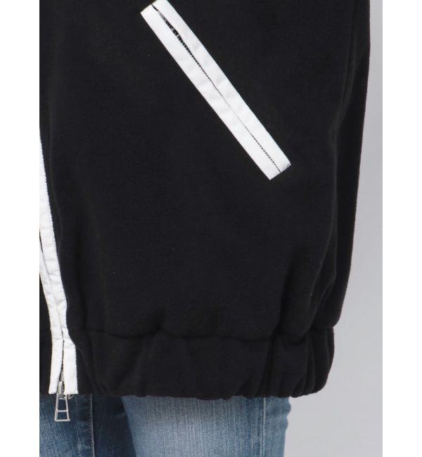 EMODA「リブカラーフリースブルゾン」|ブルゾン・スタジャン|