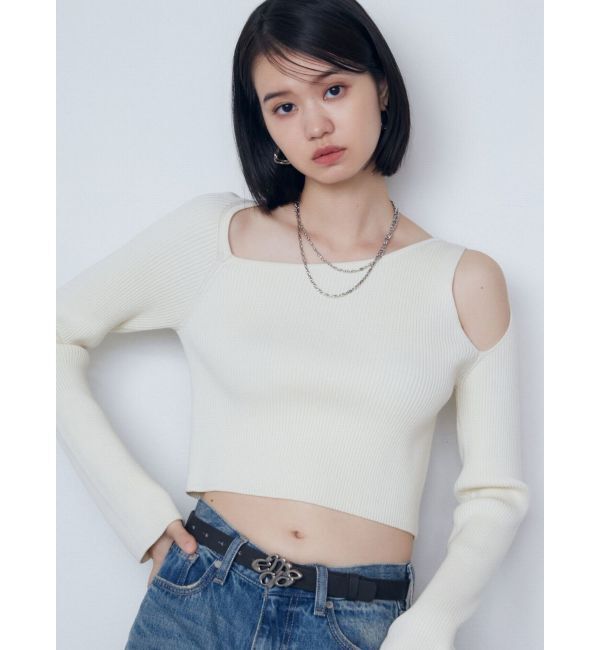 EMODA「スキンラインニット」|ニット・セーター|アイボリー