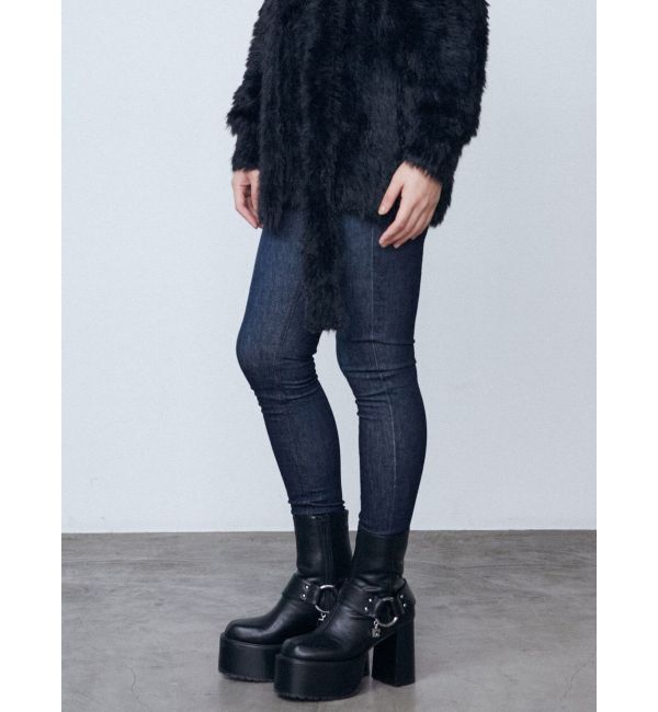 EMODA「【ELDER】MONSTERハイウエストデニム」|デニム|インディゴ